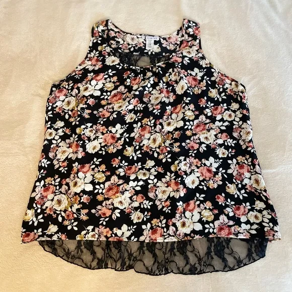 Libian Floral Sleeveless Top - Size 3X - Picture 6 of 10